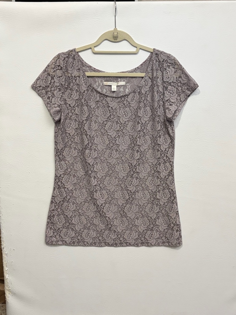 Women's Short Sleeve Lace Tee